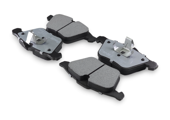 Тормозные колодки Gerat BPF275PG (передние) Low-metallic