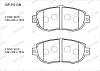Тормозные колодки Gerat BP-F013N (передние) Normal