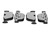 Тормозные колодки Gerat BPR223PG (задние) Low-metallic