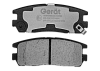 Тормозные колодки Gerat BPR187PG (задние) Low-metallic