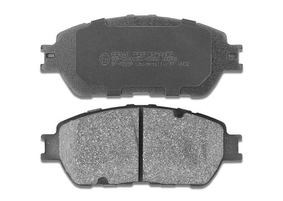 Тормозные колодки Gerat BP-F010P (передние) Performance