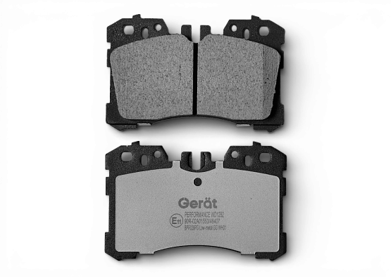 Тормозные колодки Gerat BPF020PG (передние) Low-metallic