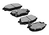 Тормозные колодки Gerat BPF366PG (передние) Low-metallic