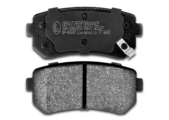 Тормозные колодки Gerat BP-R063P (задние) Performance