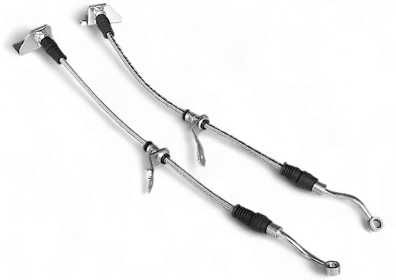 Комплект тормозных шлангов армированных Gerat GBL035