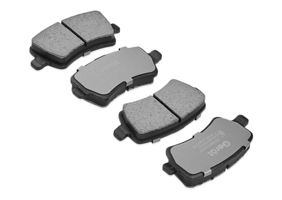 Тормозные колодки Gerat BPR130PG (задние) Low-metallic