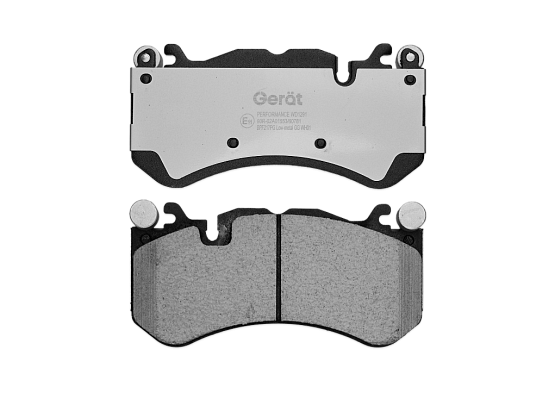 Тормозные колодки Gerat BPF217PG (передние) Low-metallic