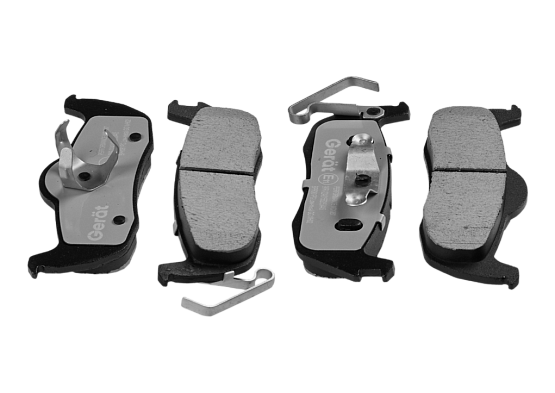 Тормозные колодки Gerat BPR061PG (задние) Low-metallic