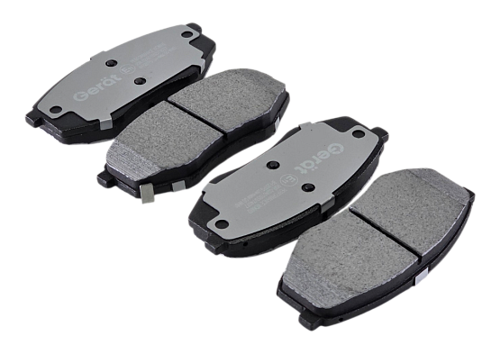 Передние тормозные колодки Gerat BPF207PG Low-metallic