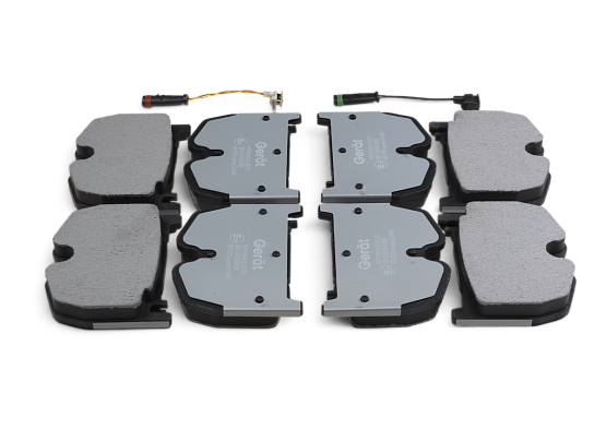 Тормозные колодки Gerat BPF073PG (передние) Low-metallic 8 шт.