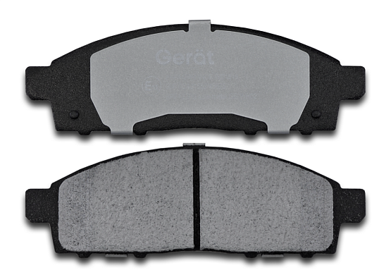 Передние тормозные колодки Gerat BPF122PG Low-metallic