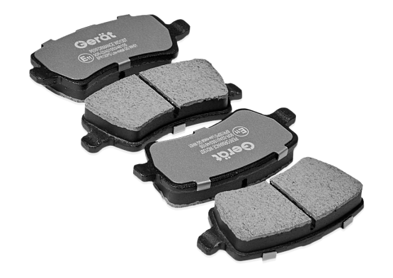 Тормозные колодки Gerat BPF130PG (передние) Low-metallic