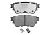 Тормозные колодки Gerat BPR224PG (задние) Low-metallic
