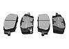 Тормозные колодки Gerat BPR217PG (задние) Low-metallic